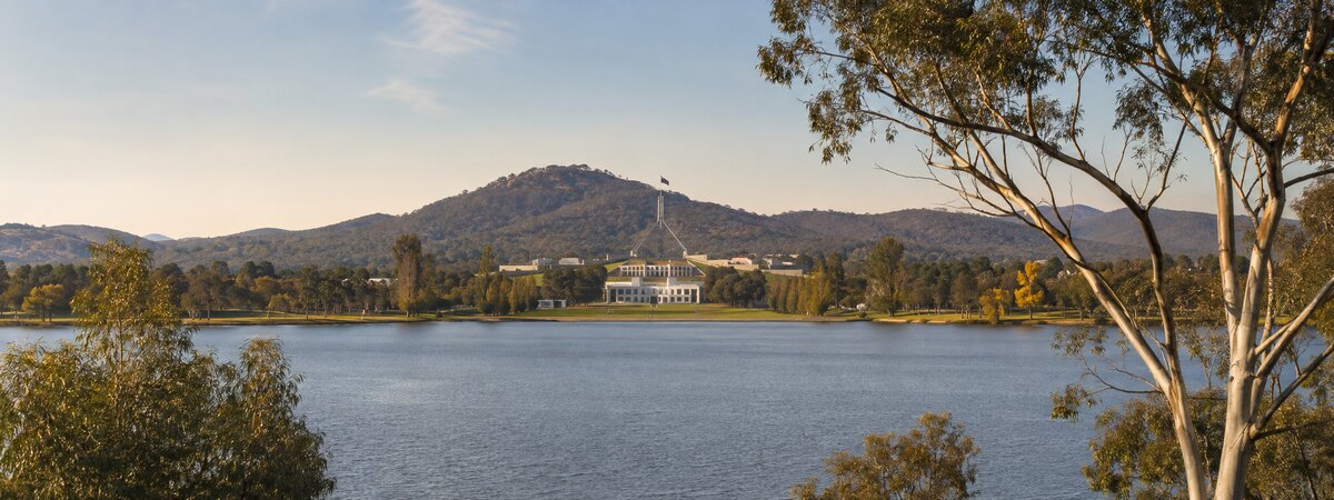 A typical landscape in Australian Capital Territory