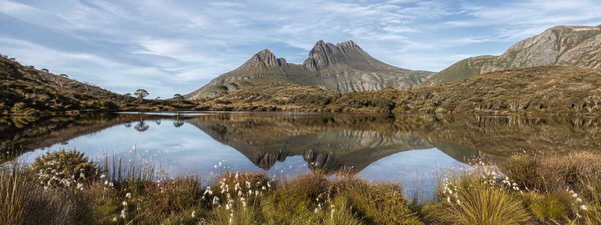A typical landscape in Tasmania