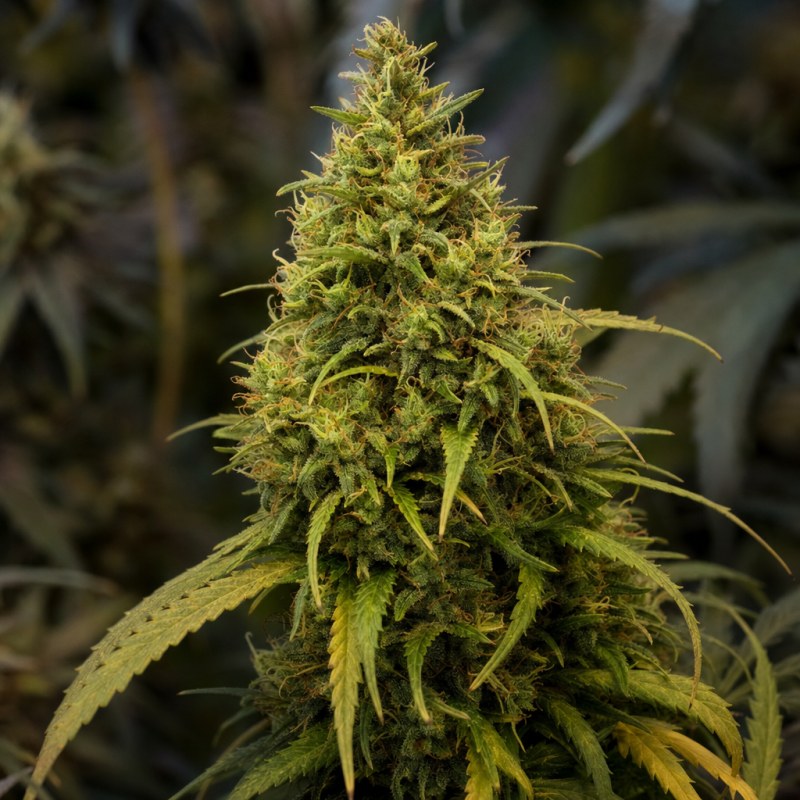 Outdoor macro photograph of the Berner's Cookies flower on a living plant