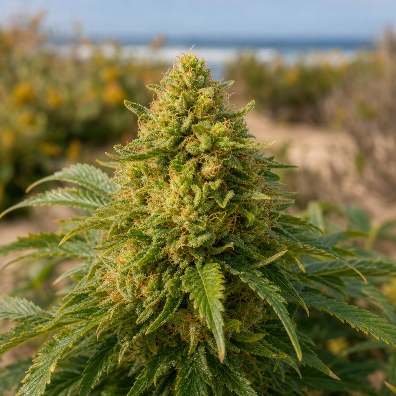 Outdoor macro photograph of the Sweet Nina flower on a living plant
