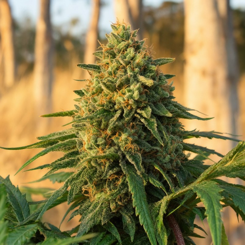 Outdoor macro photograph of the Somango XXL flower on a living plant