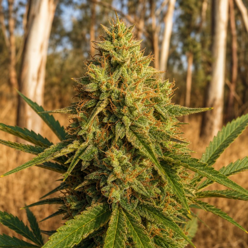 Outdoor macro photograph of the Cinex flower on a living plant