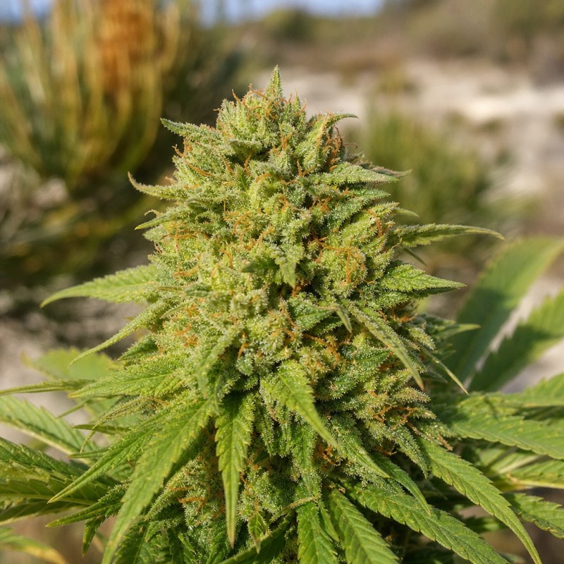 Outdoor macro photograph of the Citrix flower on a living plant