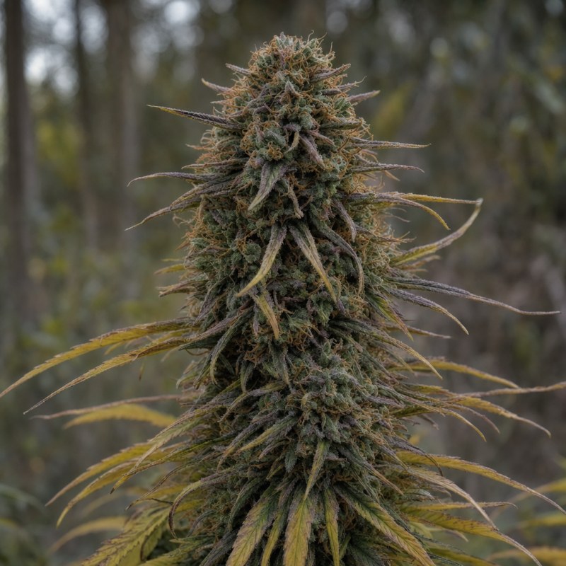 Outdoor macro photograph of the Australian Gold flower on a living plant