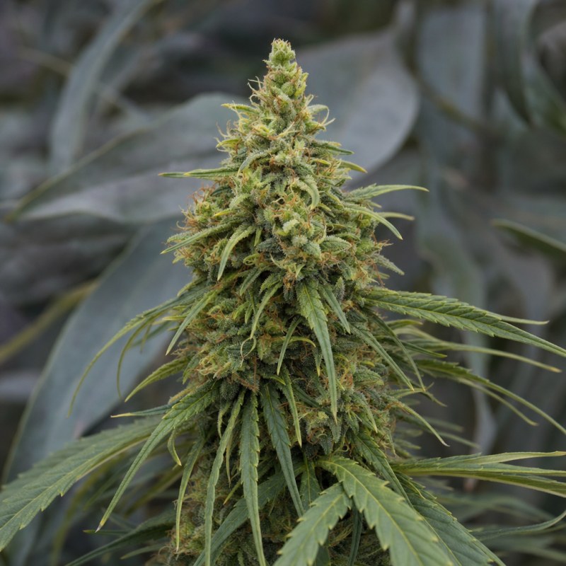 Outdoor macro photograph of the Critical Jack flower on a living plant